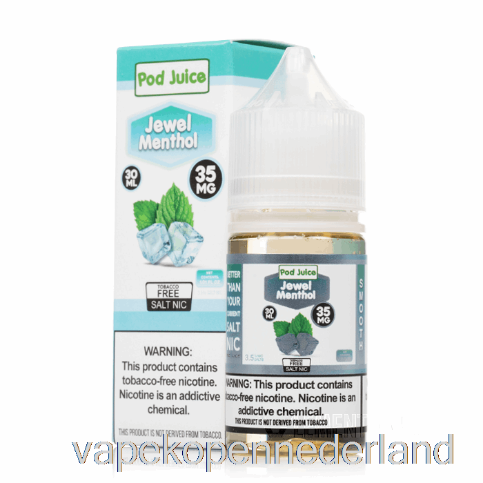 Elektronische Sigaret Vape Juweel Menthol - Peulensap - 30 Ml 55 Mg